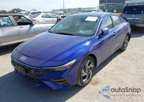 2025 Hyundai Elantra Hybrid Limited из США, поврежденный, VIN KMHLN4DJ7SU175846